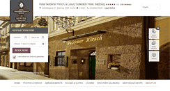 Desktop Screenshot of goldenerhirsch.com